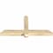 Ekena Millwork Eugene Rough Sawn Timber Gable Bracket, Douglas Fir, 48"W x 24"H x 4"D x 4"F, 12/12 Pitch GBW048X24X0404EUG00RDF - alternate 2
